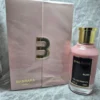 Perfume Bharara Rose para mujer en frasco rosa pastel con estuche de lujo original.
