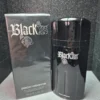 Perfume Paco Rabanne Black XS para hombre en frasco negro tipo encendedor con caja original.